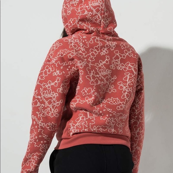 New Champion reverse weave floral print hoodie rare - Picture 4 of 9